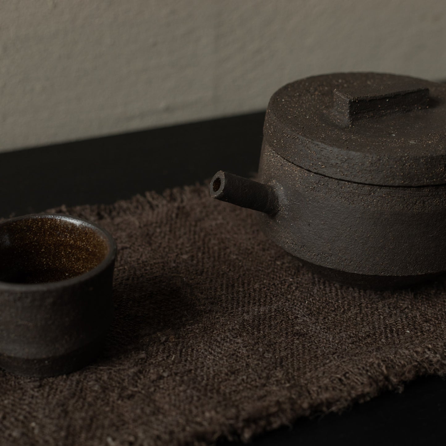 Cup | Shiboridashi | Kawaii Tipotto | Dark Brown