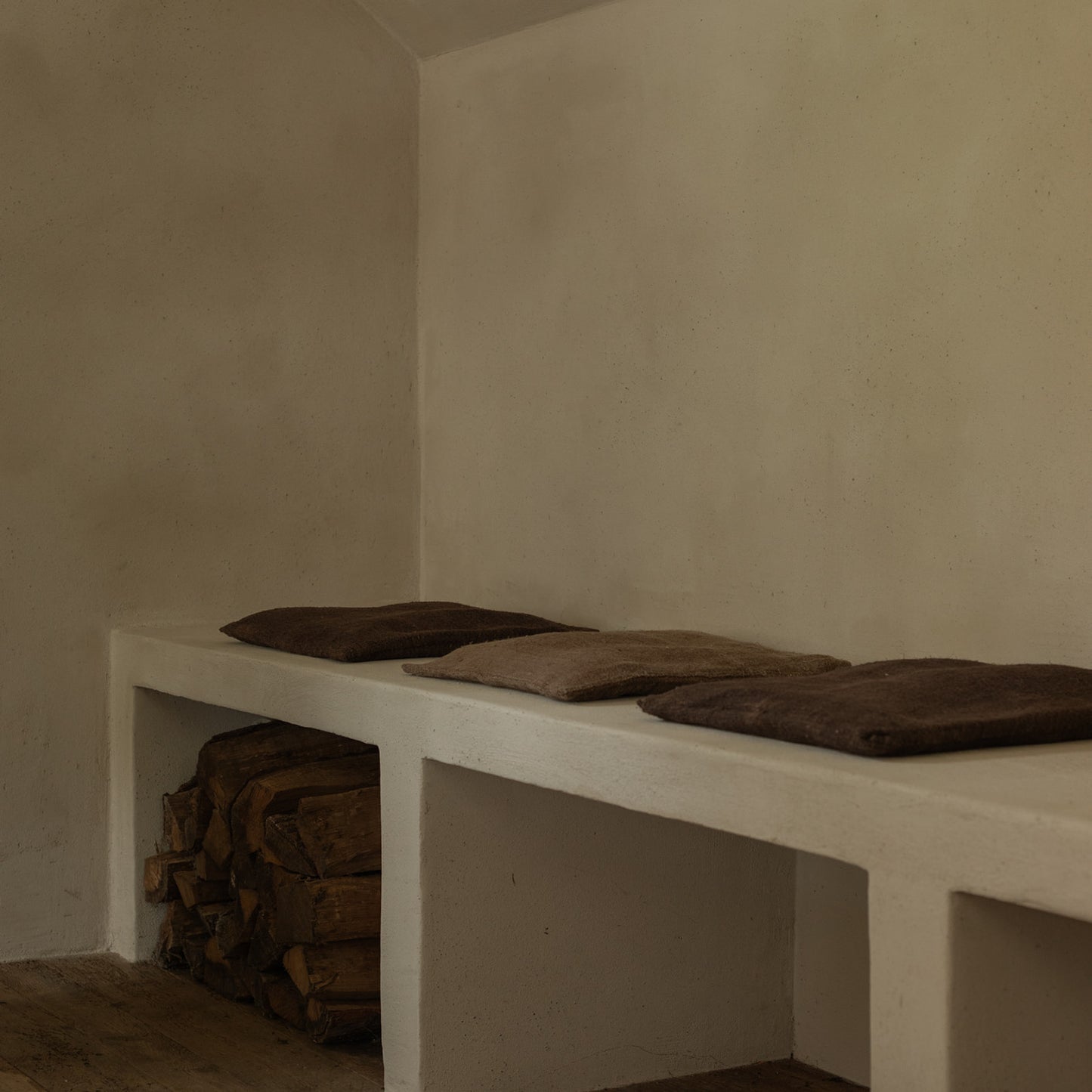 Kussen | Vintage linnen | Cafe au Lait