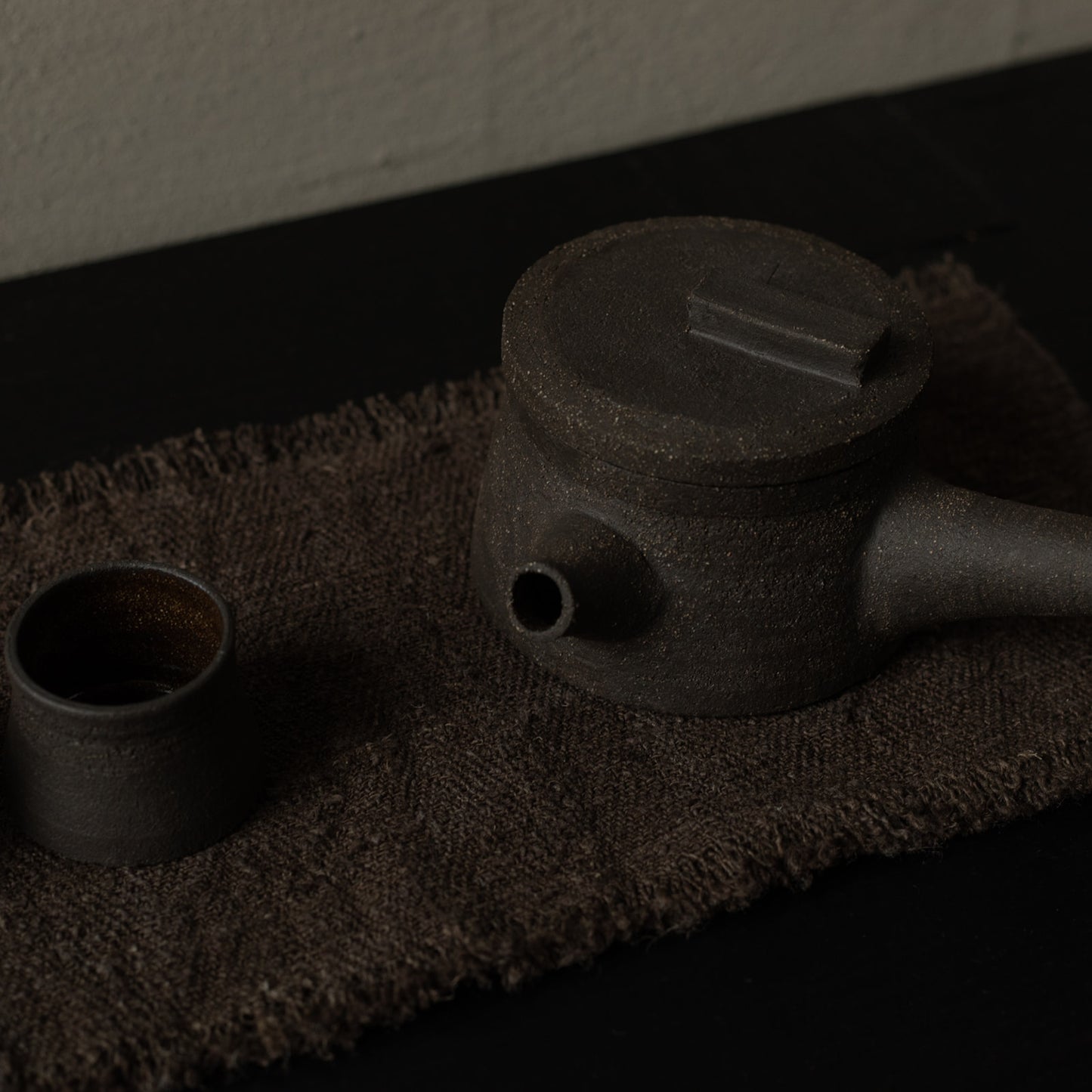 Cup | Kyusu | Dark brown