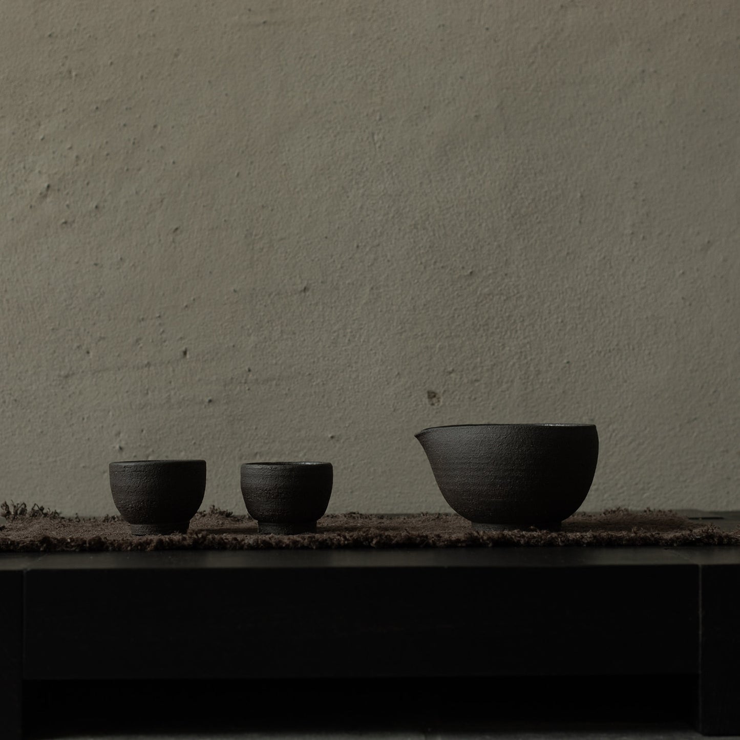 Sharing Chawan set | Dark brown